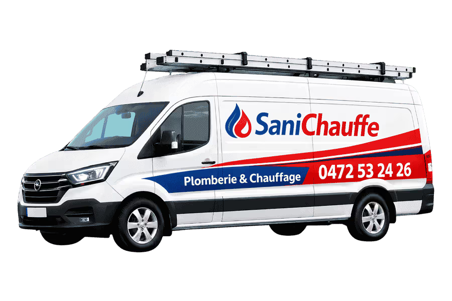 Camionnette Sanichauffe — dépannage en Belgique